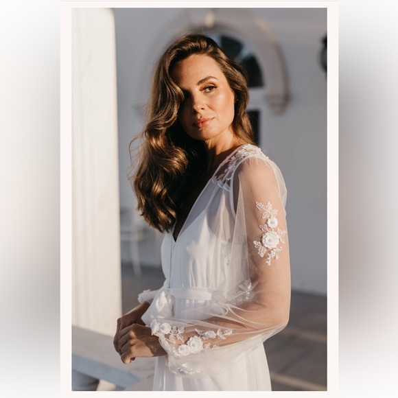 Le Rose Bridal Robe - NEW - Picture 5 of 11